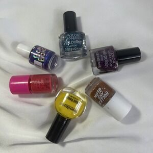 Assorted Nail Polish Lot 6 Mini‎ Bottles Bon Bons, Color Workshop, Townley Girl